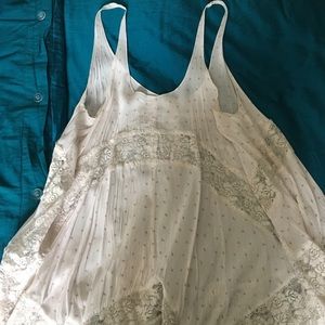 Free People Flowy Lace Top